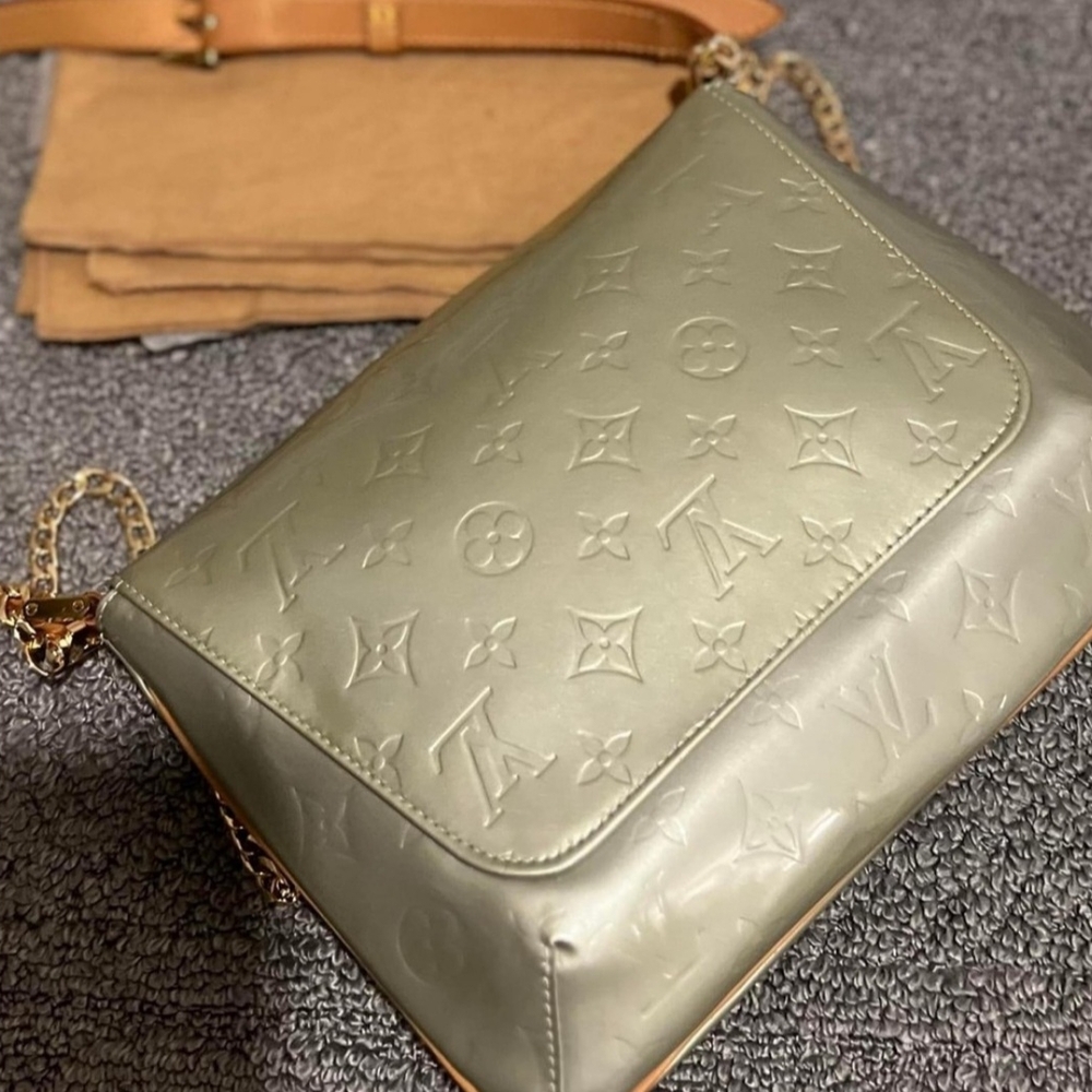 Louis Vuitton Sage Embossed Leather Shoulder Bag